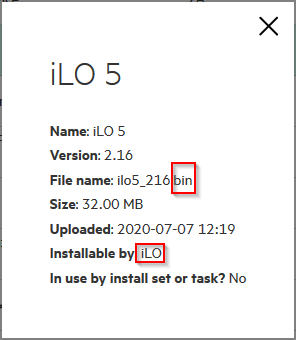 Figure 3: Binary file's embedded metadata