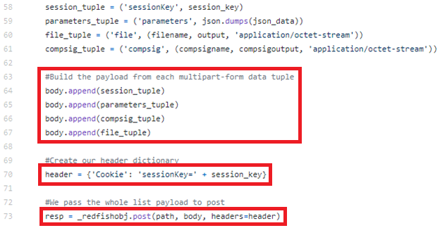 Figure 16: HttpPushUri payload