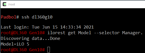 Figure 2: Successful in-band GET command
