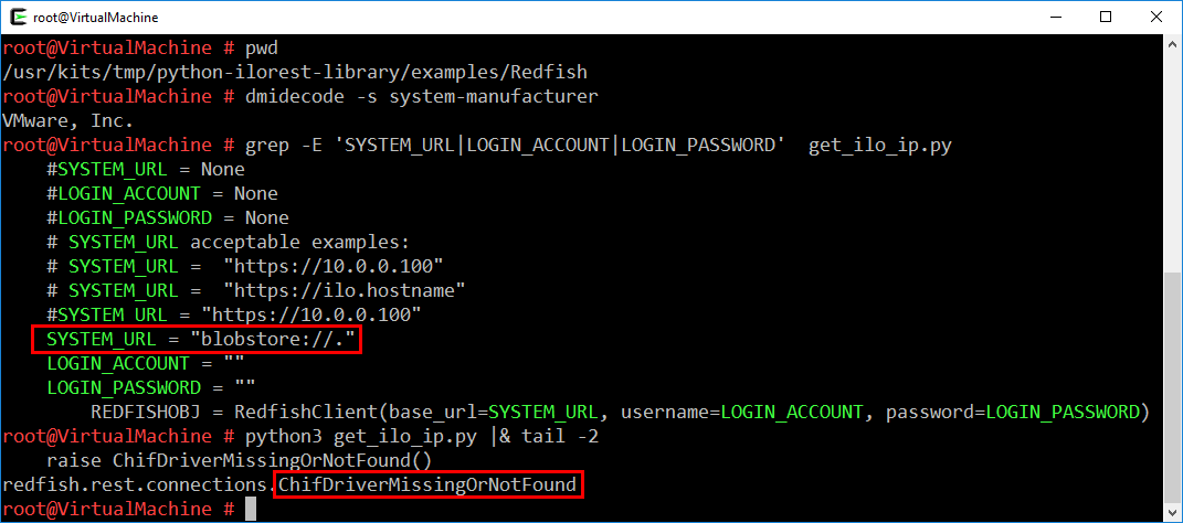 Figure 5: blobstore target URL